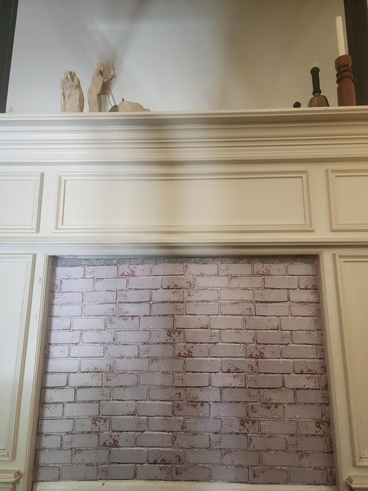 COMSTICKC 3D Peel and Stick Faux Brick Wall Panels for Quick DIY Wall Decor | Retro Gray White, 10 Pcs 11.8