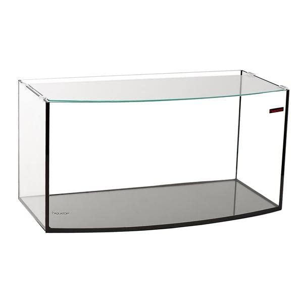 Aquatop EuroStyle Bowfront - 8.7-Gallon Nano Semi-Circle Glass Aquarium, Safe for Freshwater & Saltwater, Desktop Fish Tank, Panoramic Tank, ES-18 customer photo 2