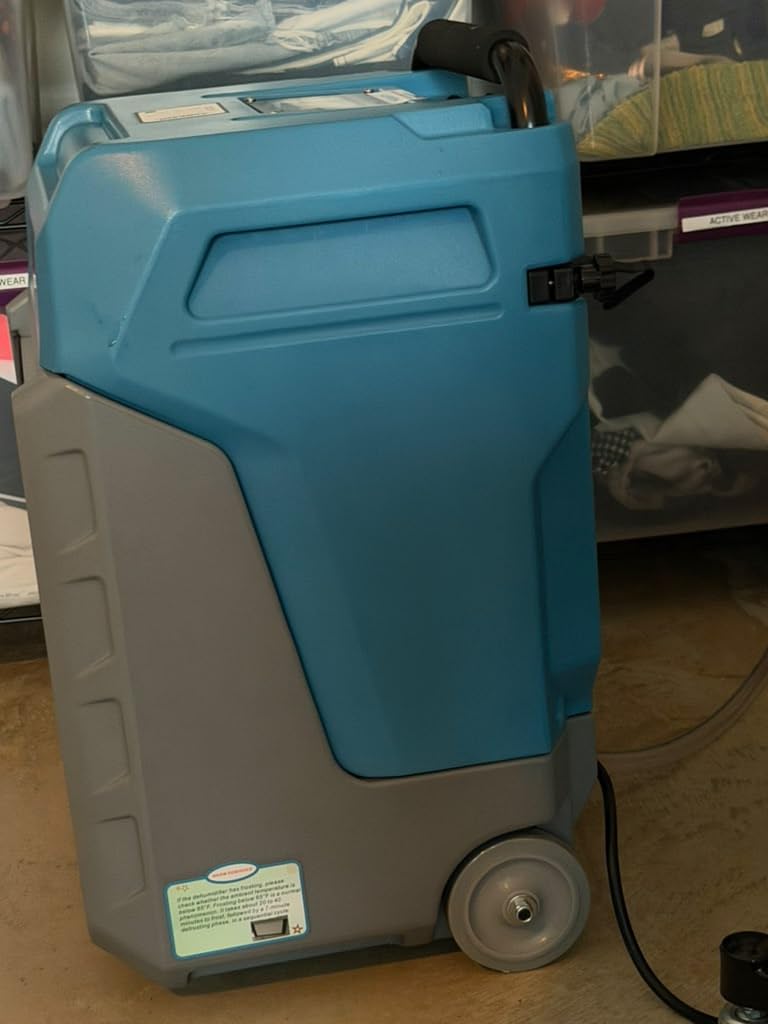 ALORAIR 170 PPD Commercial Dehumidifier with Pump, LGR for Industrial Use | Portable Dehumidifier with Wheels and Drain Hose, for Water Damage Restore, 6-Year Limited Warranty, Storm 80X (Blue) customer photo 2