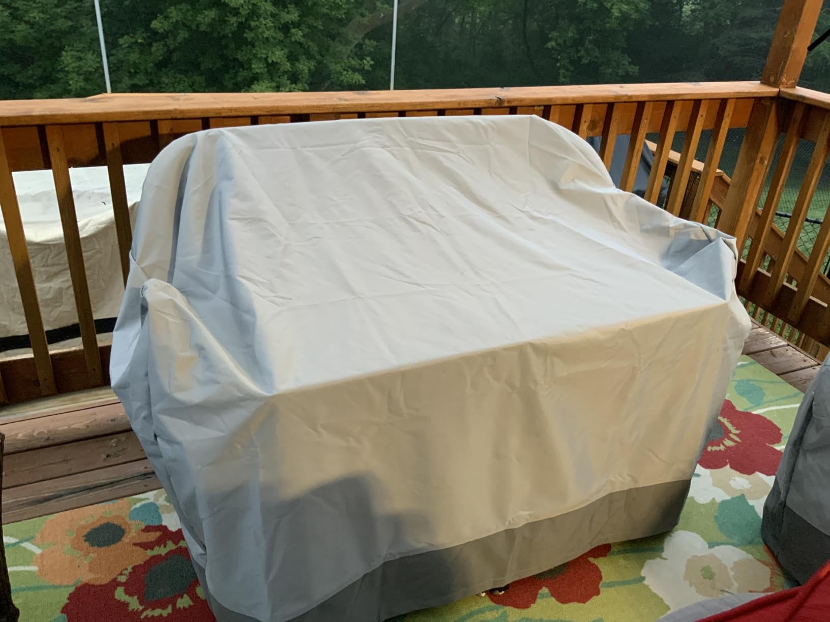 GORILLA GRIP Waterproof Medium Outdoor Patio Chair Cover, 2 Pack, 36 Inch | Heavy Duty 600D Furniture Covers for Winter, Keeps Cushions Dry, Protects from Sun, Snow, Rain, Windproof, UV Coated customer photo 2
