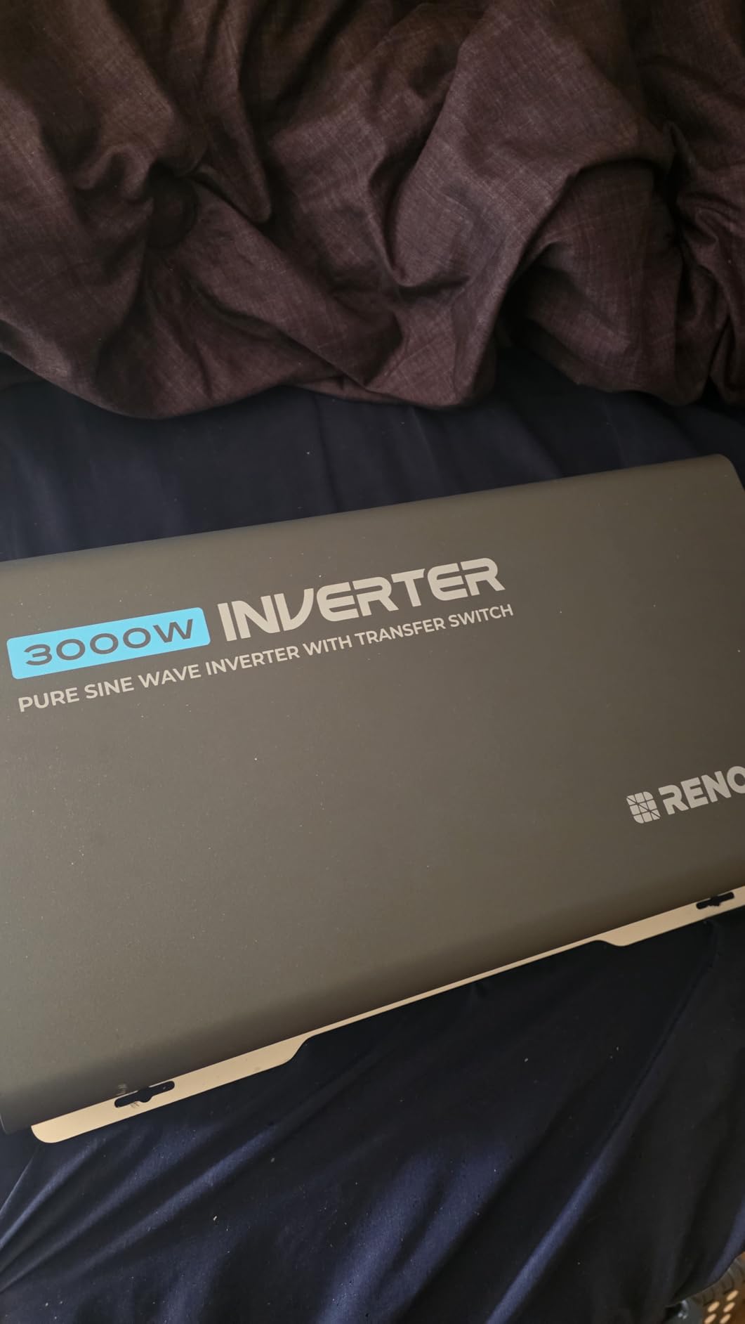 Renogy Inverter PUH, 3000W Pure Sine Wave Power Inverter with UPS Transfer Switch & Bluetooth, 12V DC to 120V AC Converter for RV, Truck, Home,Camping - 6000W Surge Power, Remote Monitoring customer photo 2