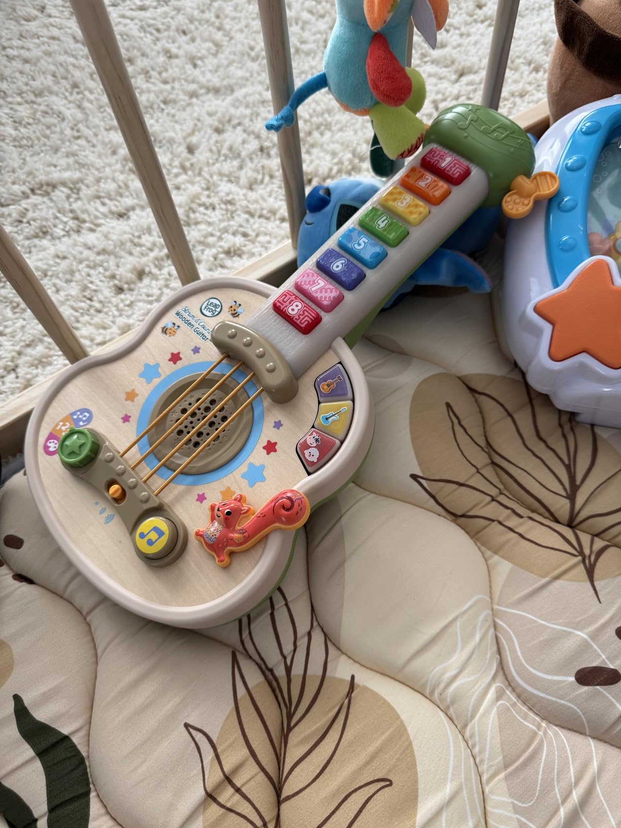 LeapFrog Strum and Count Wooden Guitar, Musical Toddler Toy customer photo 1