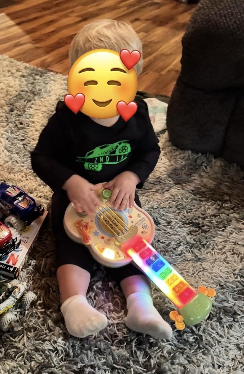 LeapFrog Strum and Count Wooden Guitar, Musical Toddler Toy customer photo 2