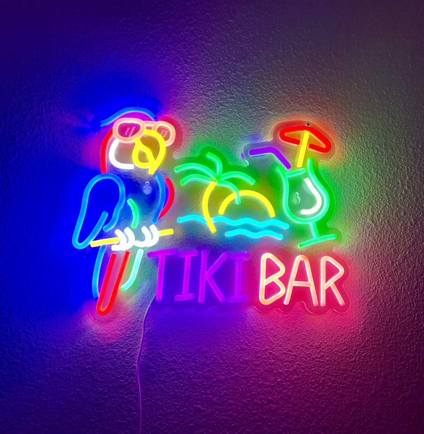 Bar Open Neon Sign for Wall Decor Open Beer Home Bar LED Light up Signs with Dimmer for Pub Party Man Cave Room Art Decor Gift customer photo 1