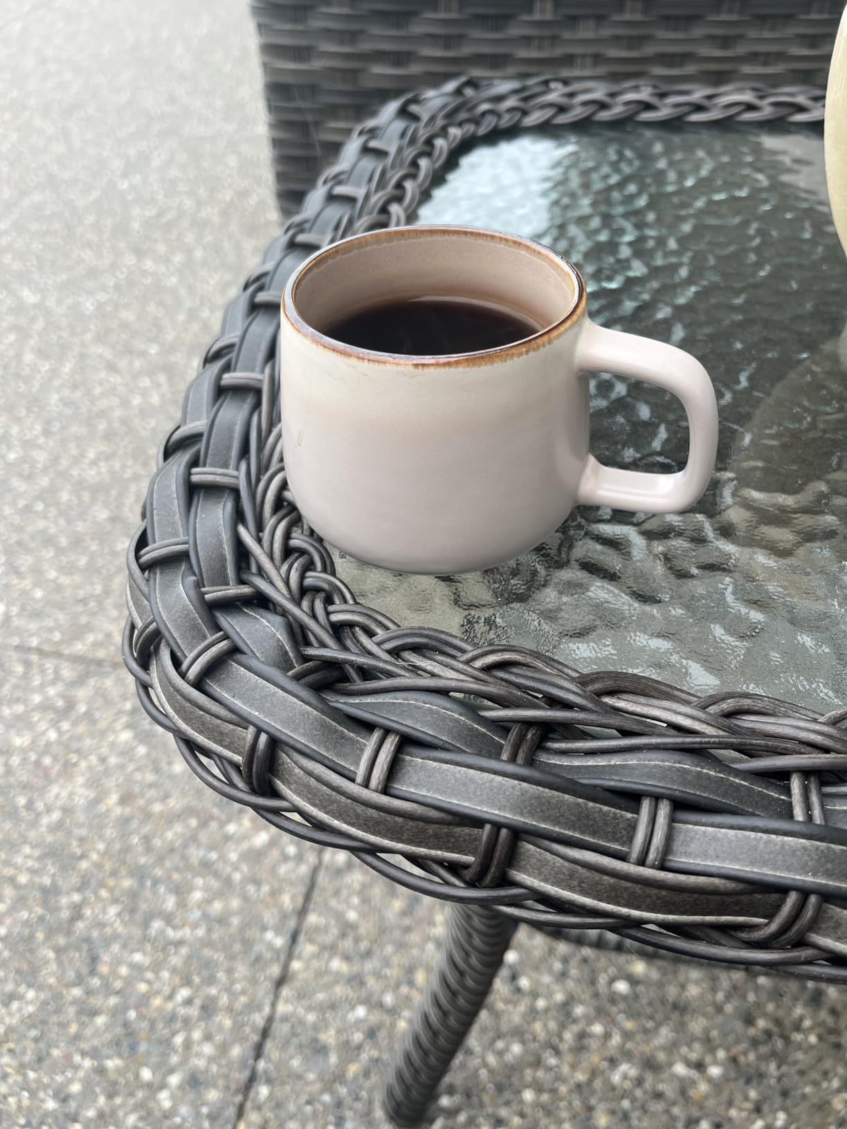 Ava Nord Stoneware Ceramic Coffee Mugs Set of 4 | 12 oz | Sage Ash | Lead-Free, Non-Toxic, Freezer - Microwave & Dishwasher Safe, Comfortable Handle, Aesthetic Nordic Design for Cappuccino customer photo 1
