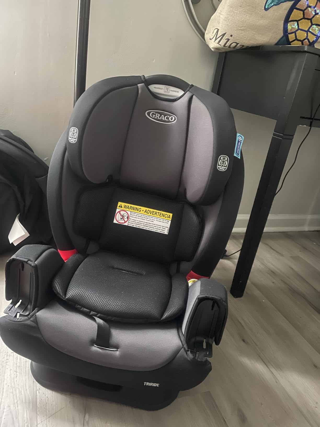 Graco TriRide 3-in-1 Convertible Car Seat - Highback Booster, Forward & Rear Facing Modes, Suitable from Newborn to Preschooler, Perfect for Long Journeys in Redmond Color customer photo 2
