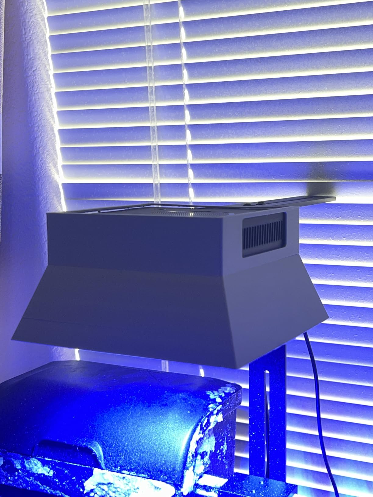NICREW NavaReef 65 Reef LED Light, 65W Reef Aquarium Lighting for Soft/LPS Corals and Saltwater Fish Tanks, Built-in Timer, Blue Focused Spectrum customer photo 1