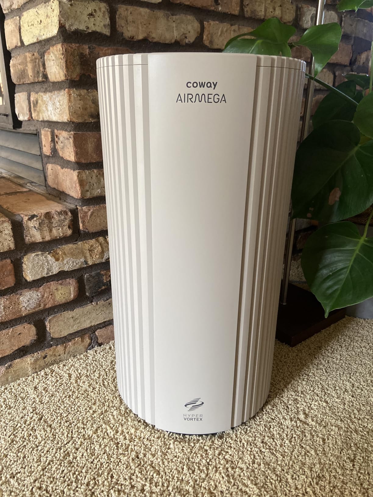 COWAY Air Purifier for Large Room Whole Home Up to 2,640 ft, HEPA Filter for Smoke, Allergen, Pet Dander, Odor, PM 10 AQI, Turbo Eco Mode, Timer, Energy Star, 3yr Warranty, Airmega 350 Beige customer photo 1