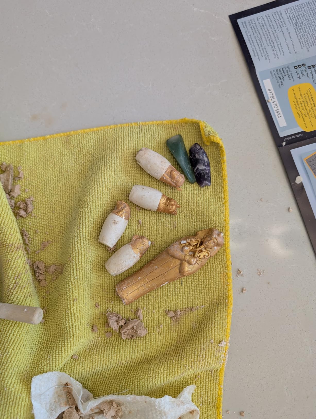 Thames & Kosmos I Dig It! Treasure - Egyptian Artifacts Excavation Kit | Explore Archaeology, Ancient Egypt & Hieroglyphics | Dig Out Collectible Relics & Minerals | Safe, Fun Educational Activity customer photo 1