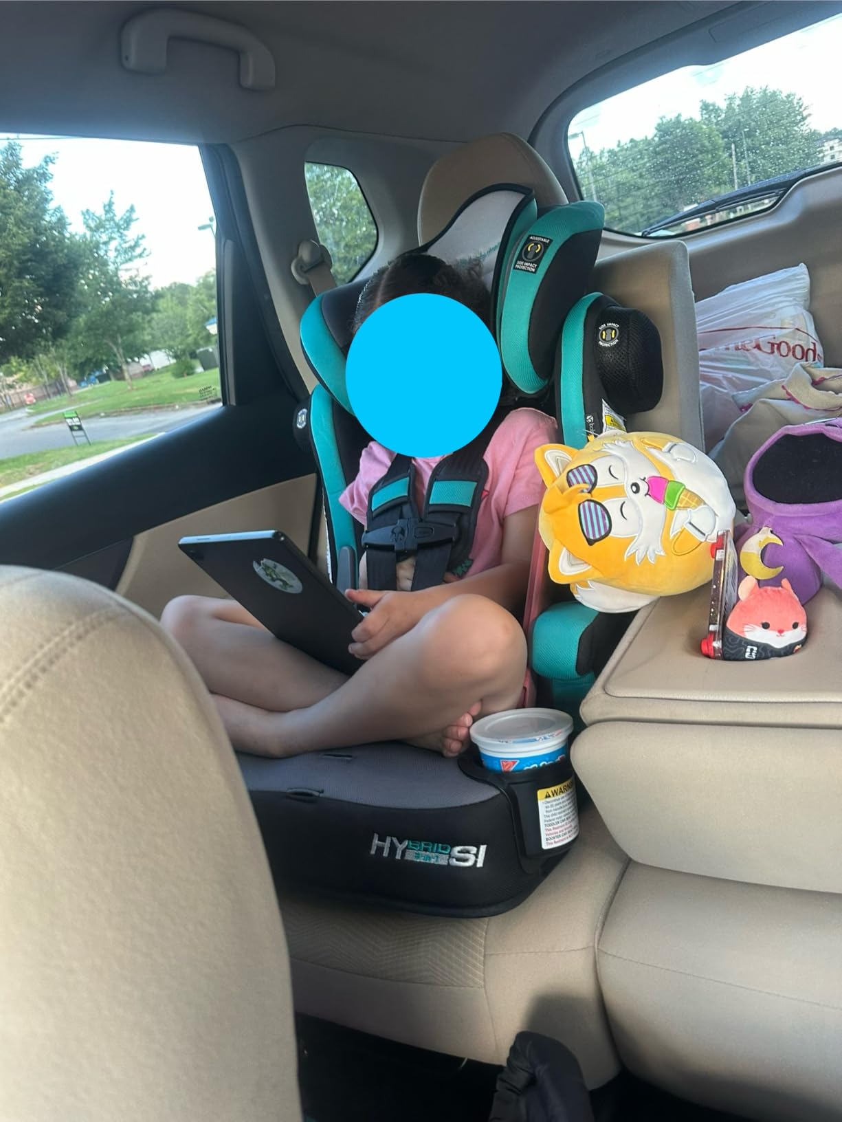 Baby Trend Hybrid SI 3-in-1 Combination Booster Seat, Hoboken Black - Side-Impact Protection, 3-Stage Growth Design, Adjustable Headrest, Cushioned Comfort customer photo 2
