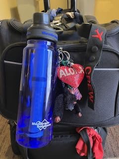 Membrane Solutions C3 Filtered Water Bottle, 36oz BPA-Free Bottle with Replaceable ACF+UF Filter Cartridge, Portable Water Filter, Travel, Hiking & Camping for Drinking Water Anywhere(Blue) customer photo 1