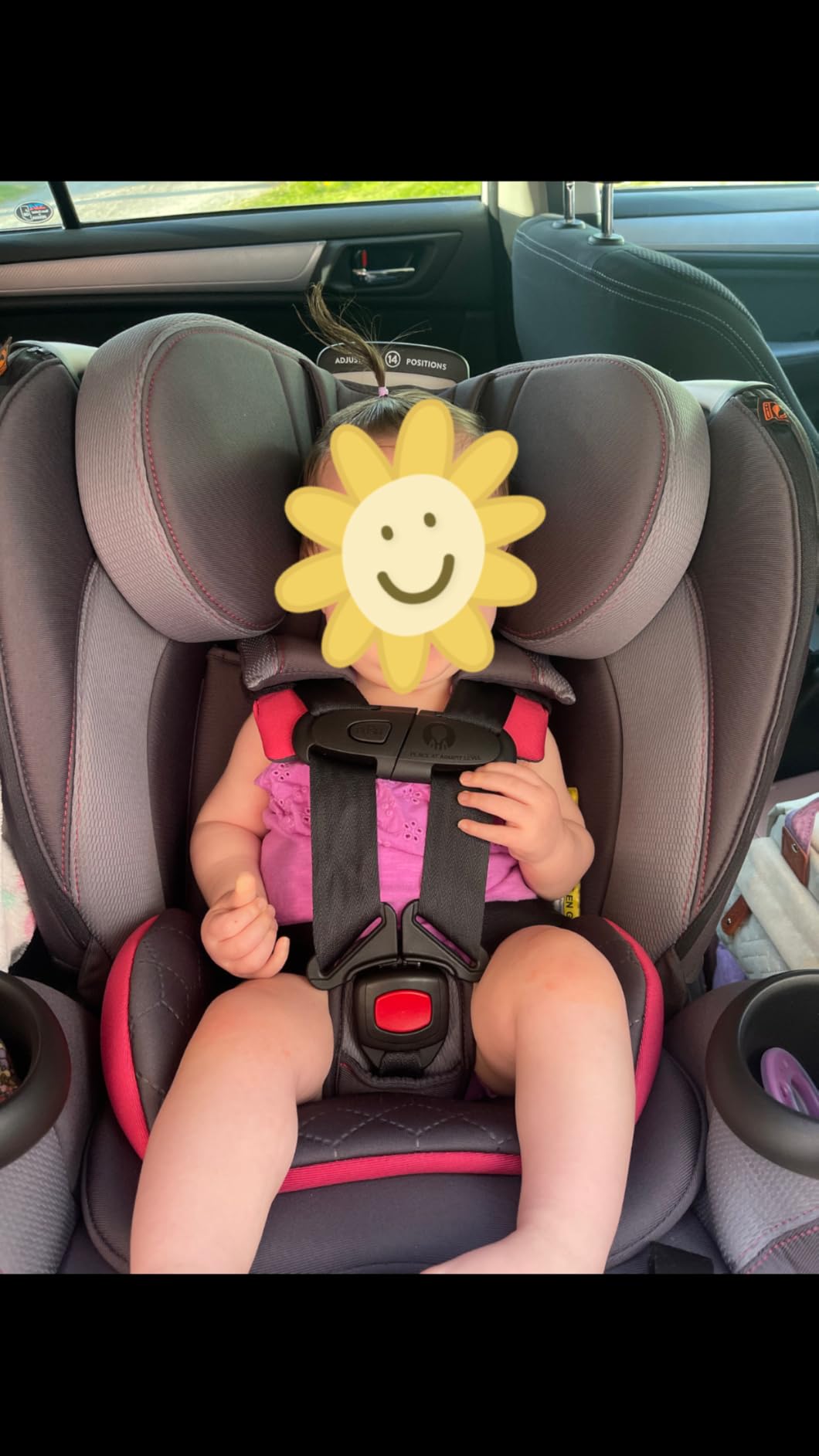 Evenflo Revolve360 Extend All-in-One Rotating Car Seat | with Quick Clean Cover, Rear-Facing, Forward-Facing, Highback Booster Mode, Infant to 12 Years (Revere Gray) customer photo 2