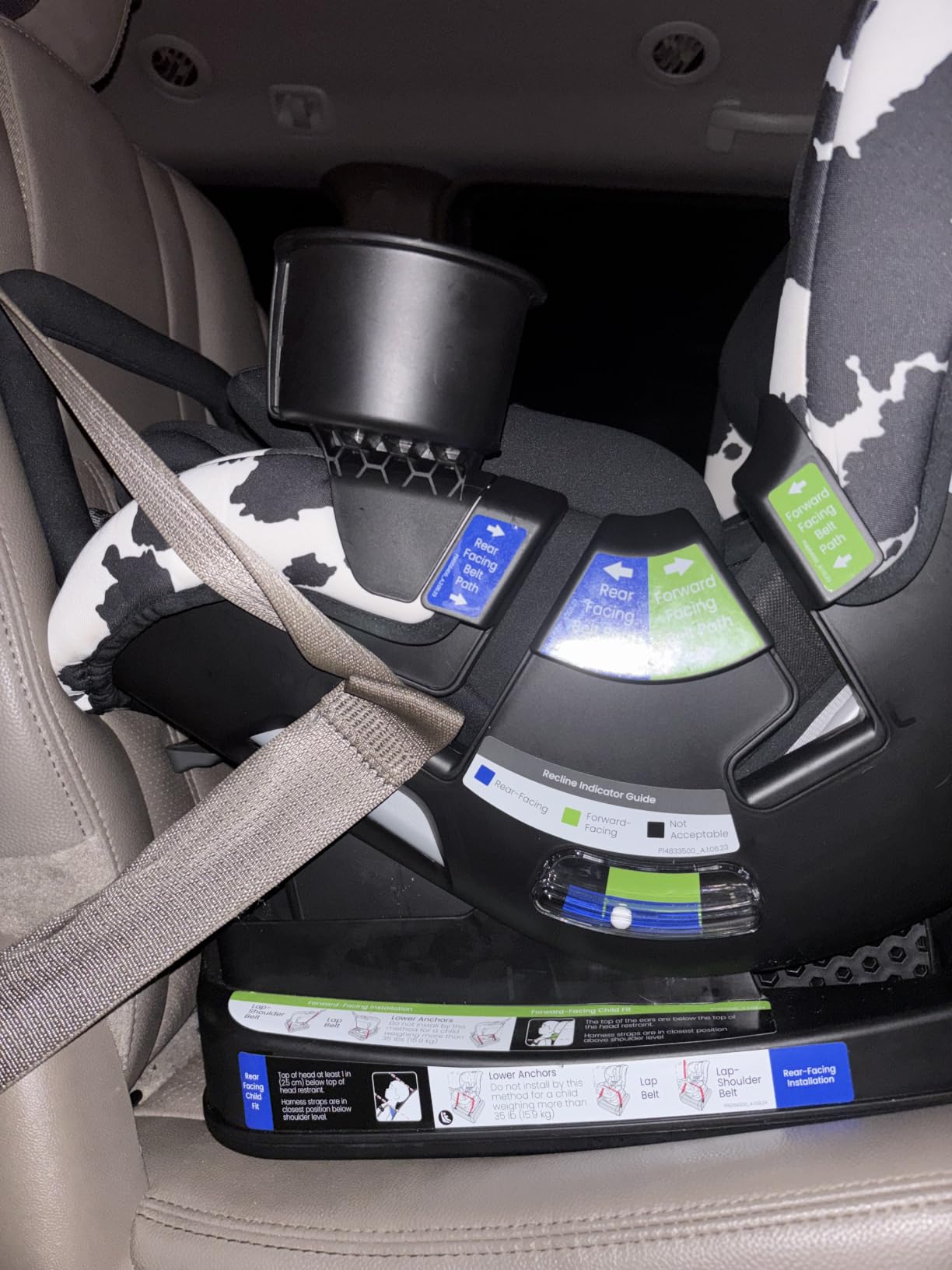 Britax Poplar S Convertible Car Seat, 2-in-1 Car Seat with Slim 17-Inch Design, ClickTight Technology, Sand Onyx customer photo 2