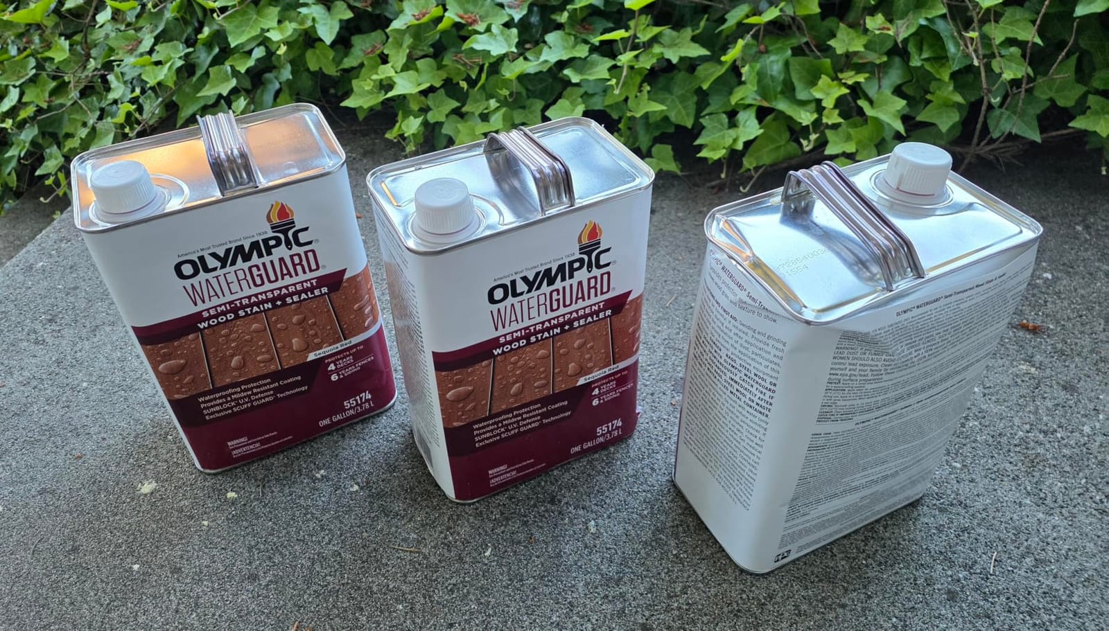 Olympic WaterGuard 1 gal Woodland Cedar Wood Stain & Sealer customer photo 1
