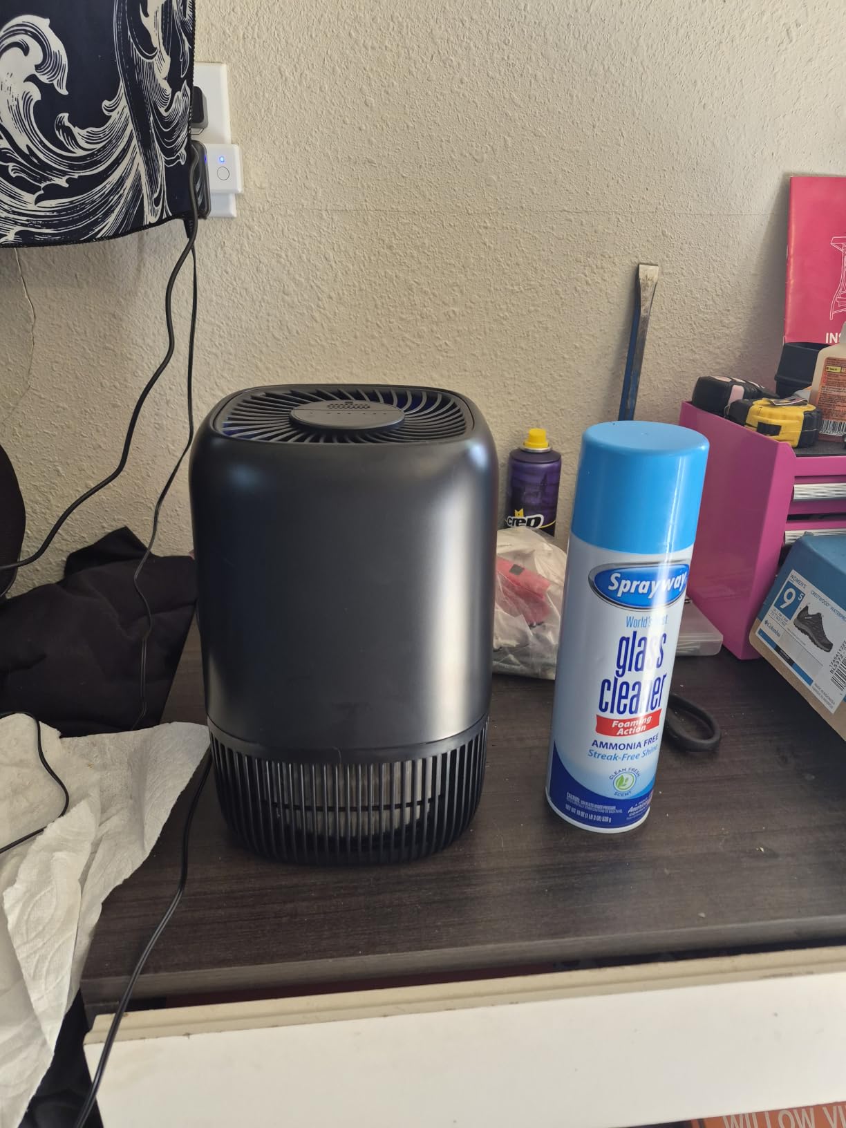VOOPNU Air Purifiers for Home, High Efficiency Filter Up to 1076 Ft², White customer photo 2