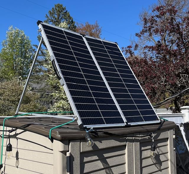Renogy 16BB N-Type 200 Watt 24V Solar Panel, 25% High-Efficiency, PV Module Power Charger for RV Marine Cabin Roof Home Farm Battery and Other Off-Grid Applications, IP67 customer photo 1