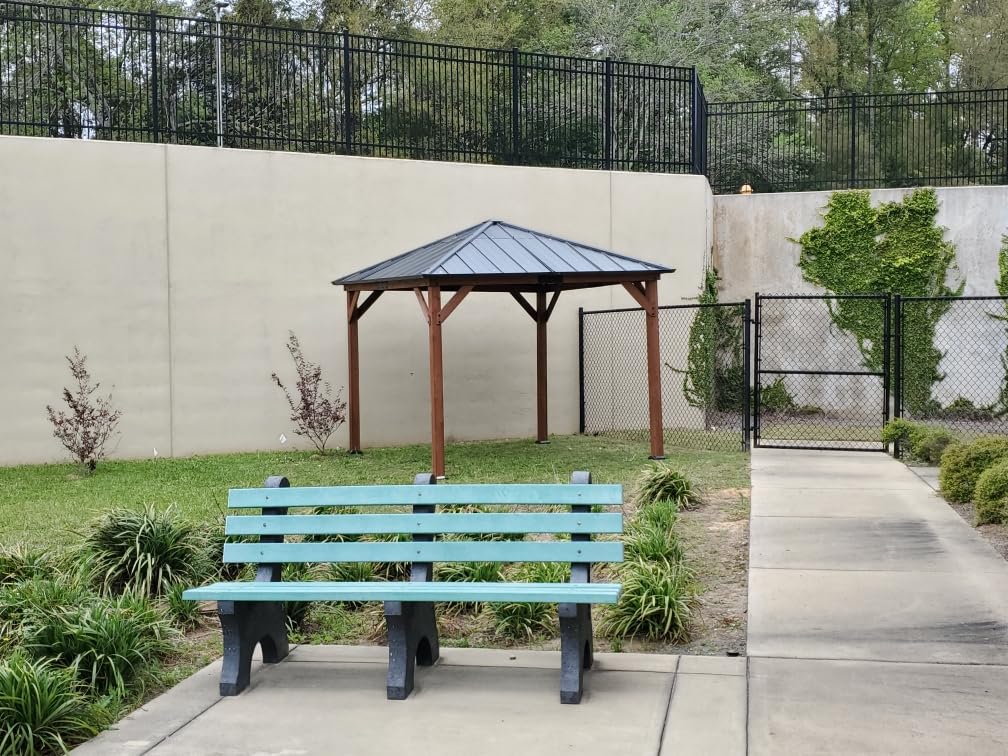 Modern Shade Permanent Wood Gazebo 12x16 with Galvanized Steel Roof | Outdoor Cedar Gazebo with Superior Snow & Wind Resistance, Wooden Gazebo with Sturdy Hooks for Garden, Backyard, Patio customer photo 1