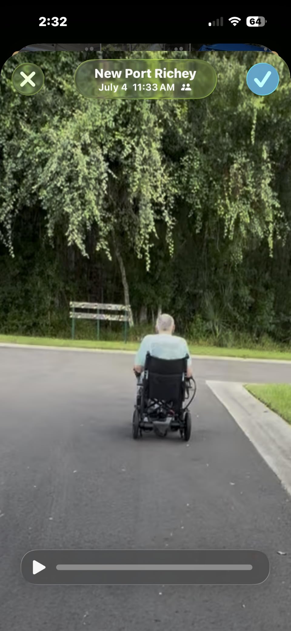 2026 New Upgrade Foldable Electric Wheelchairs for Adults, Seniors | 15 Miles Long Travel Range, Lightweight, Portable Motorized Wheelchairs, 300LBS Weight Capacity, FSA&HSA Eligible, All Terrain customer photo 2