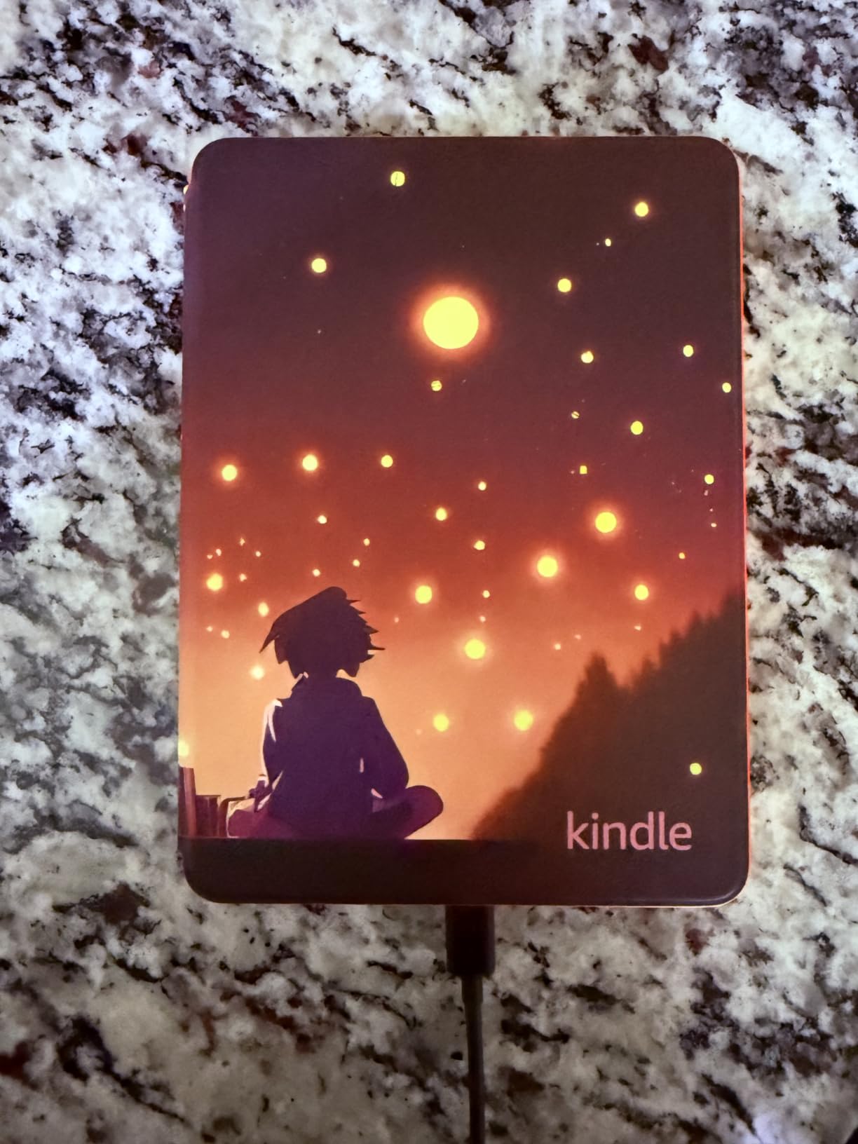 Amazon Kindle Colorsoft Kids 16 GB (newest model) – Lightweight, compact, and designed for reading—no apps, videos, or games. – with cover, Starlight Reading customer photo 2