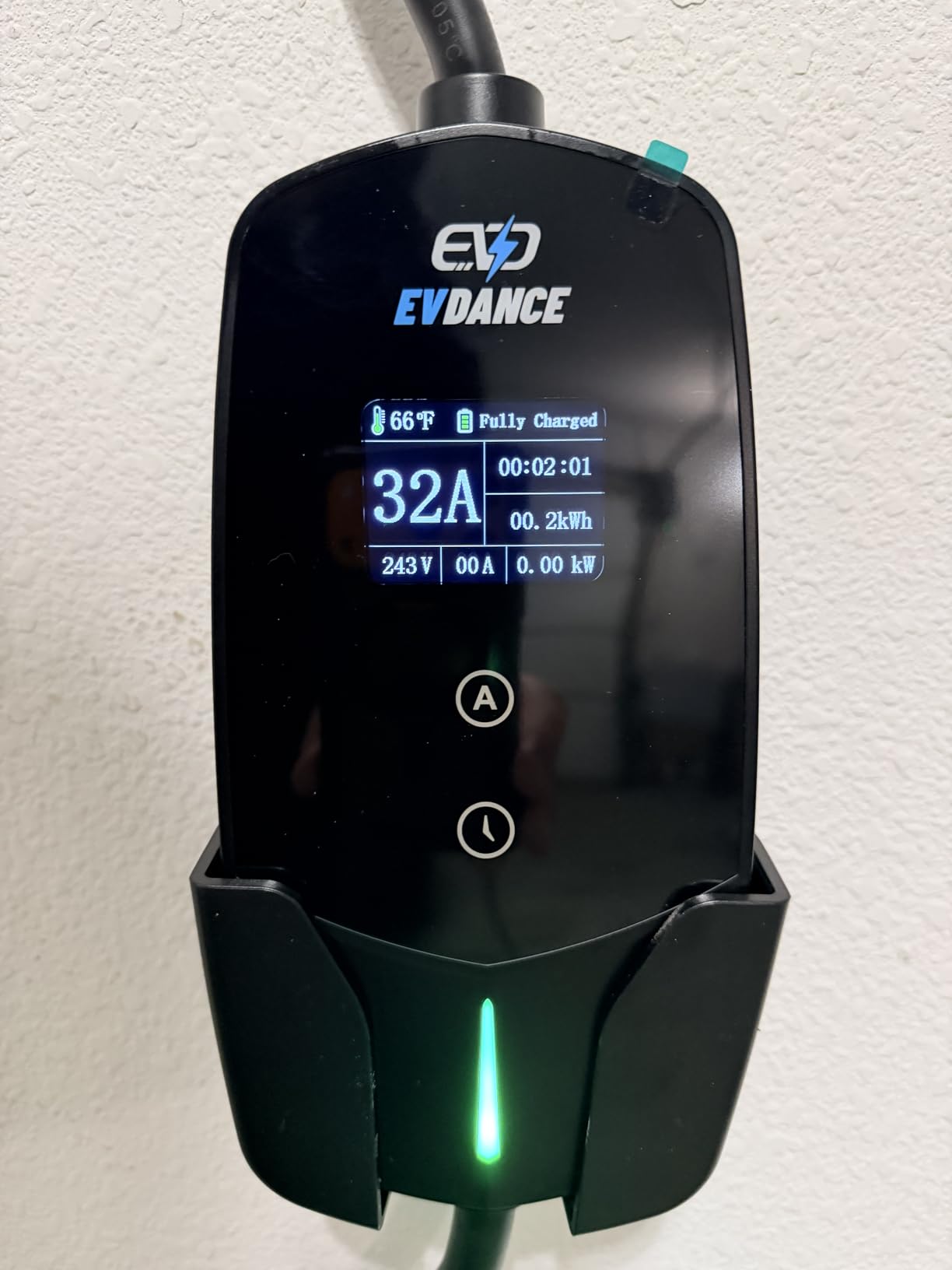 EVDANCE Level 2 EV Charger for Tesla, 40A / 9.6kW Fast Home EV Charging Station with NEMA 14-50 Plug, 25FT Cable, Adjustable Current & Delay Timer, Compatible with All Tesla Model 3/Y/S/X (NACS Plug) customer photo 1