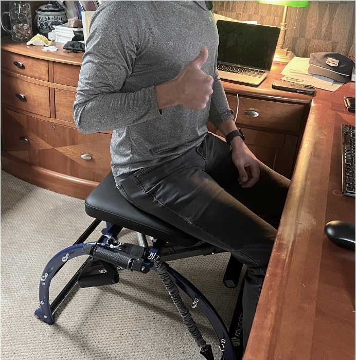 Moxxi Pilates Chair by Mundo, Exercise Chair with Resistance Bands, Workout Equipment for Home Gym, Up to 250 lb Weight Capacity customer photo 2