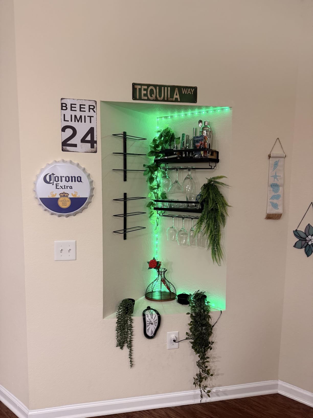 Tequila Way Street Sign - All-Aluminum Vintage Rustic Metal Sign 4x16 Inches, Funny Wall Art for Kitchen, Home Bar, or Outdoor Patio Decor customer photo 2