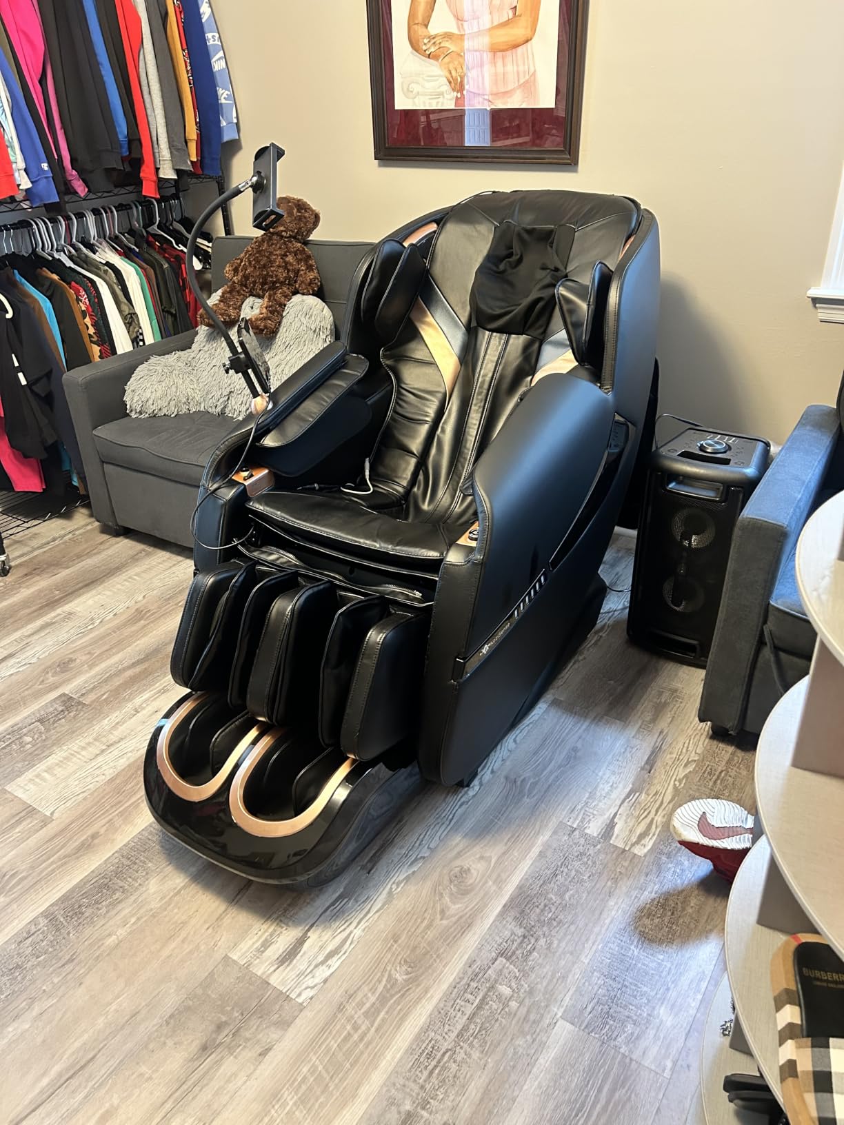 KoziSense A18 Zero Gravity Full Body Massage Chair with Heat | Phone Holder, Bluetooth Speakers, 12 Auto Modes, 6 Manual Modes, Voice Control, Body Scan, Back Chest Calf Heat customer photo 2