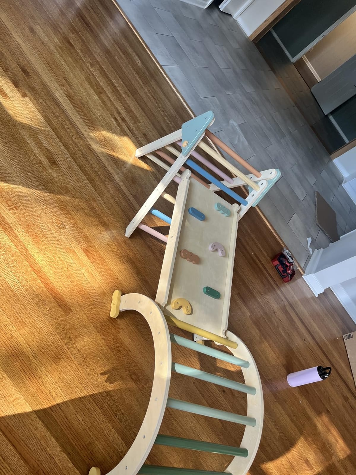 Tiny Land Pikler Triangle Set, 7-in-1 Foldable Montessori Climbing Toys customer photo 1