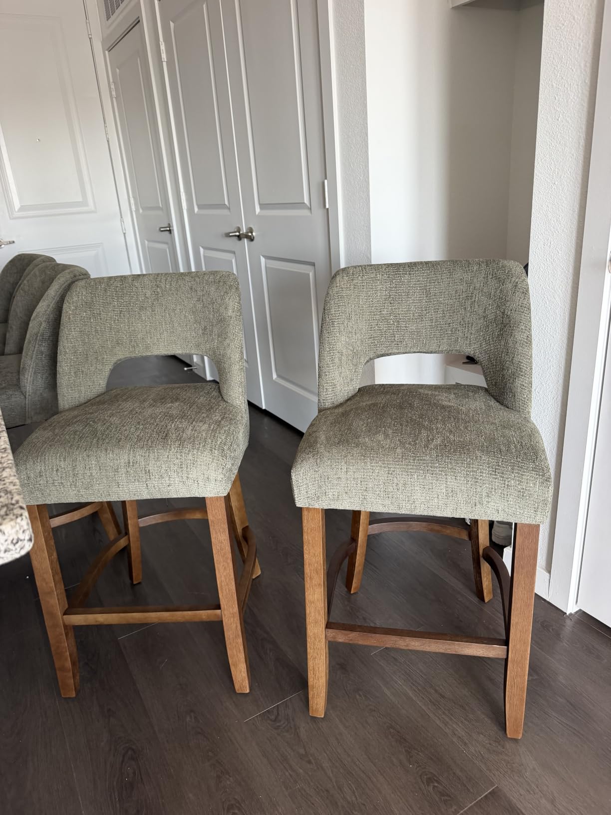 VKNOW Bar Stools Set of 2, 26