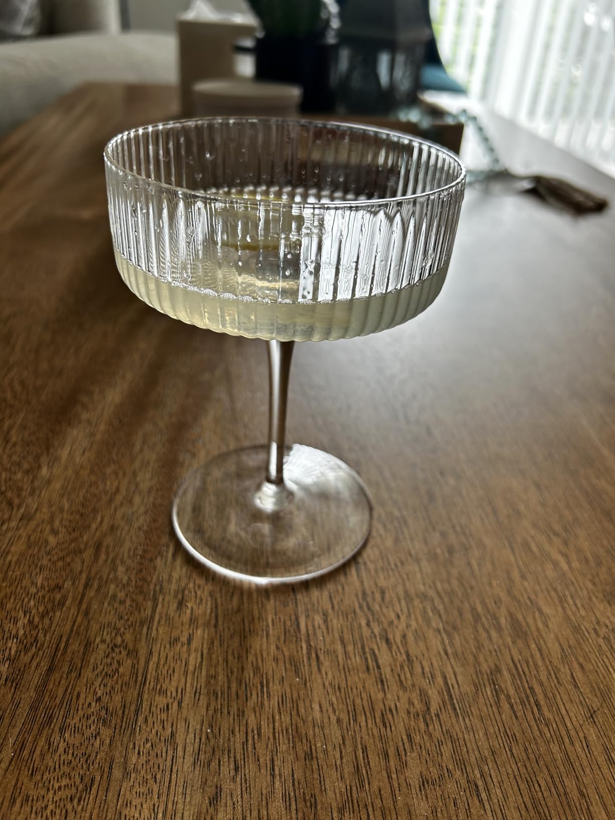 Martini Glasses Set of 4, 10oz Coupe Cocktail Glasses for Margarita | Manhattan, Cosmopolitan, Espresso, Home Bar, Evening Parties, Birthdays, Housewarming Gift customer photo 2