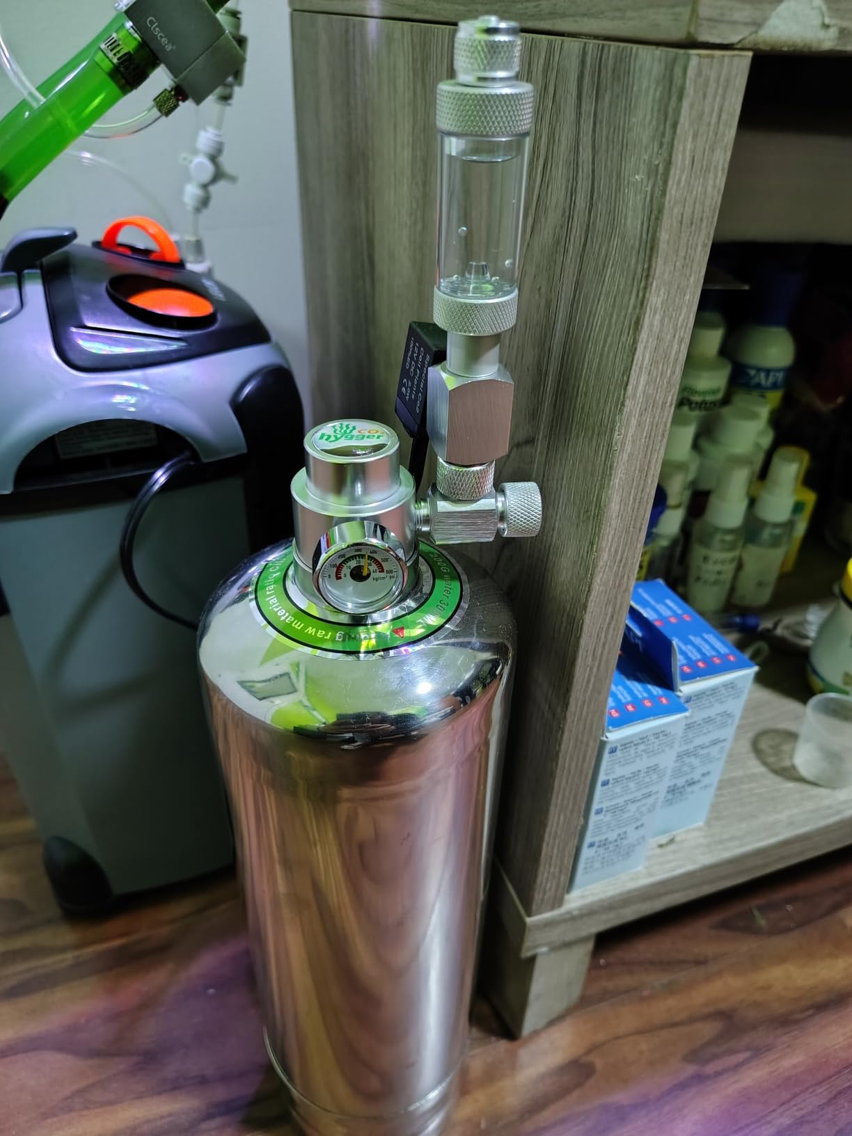 2L Aquarium CO2 Generator System, CO2 System Kit with Regulator and Needle Valve for Aquarium Plants Tanks customer photo 1