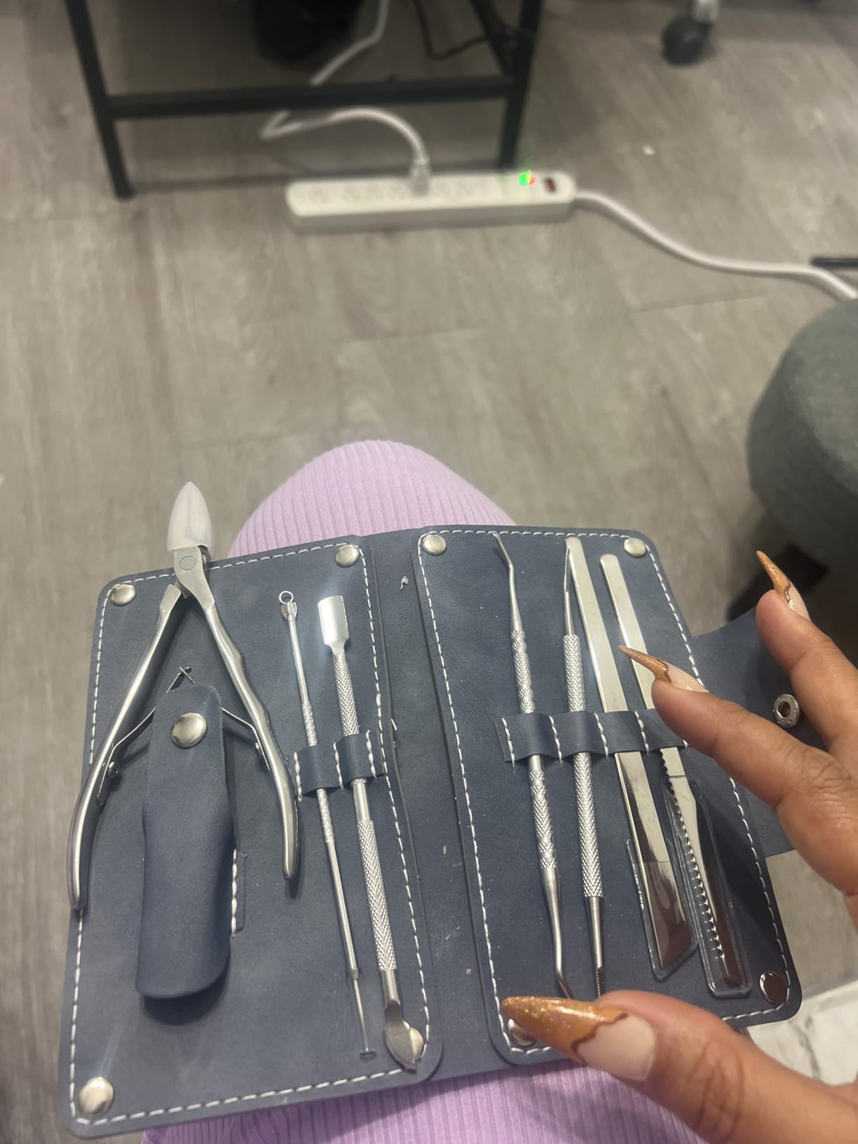 7-Piece Ingrown Toenail Treatment Set, Professional Stainless Steel Ingrown Toenail Removal Kit, Toenail Clippers for Thick Toenails, Pedicure Tools for Feet, Nail Clippers for Thick and Ingrown Nails customer photo 1