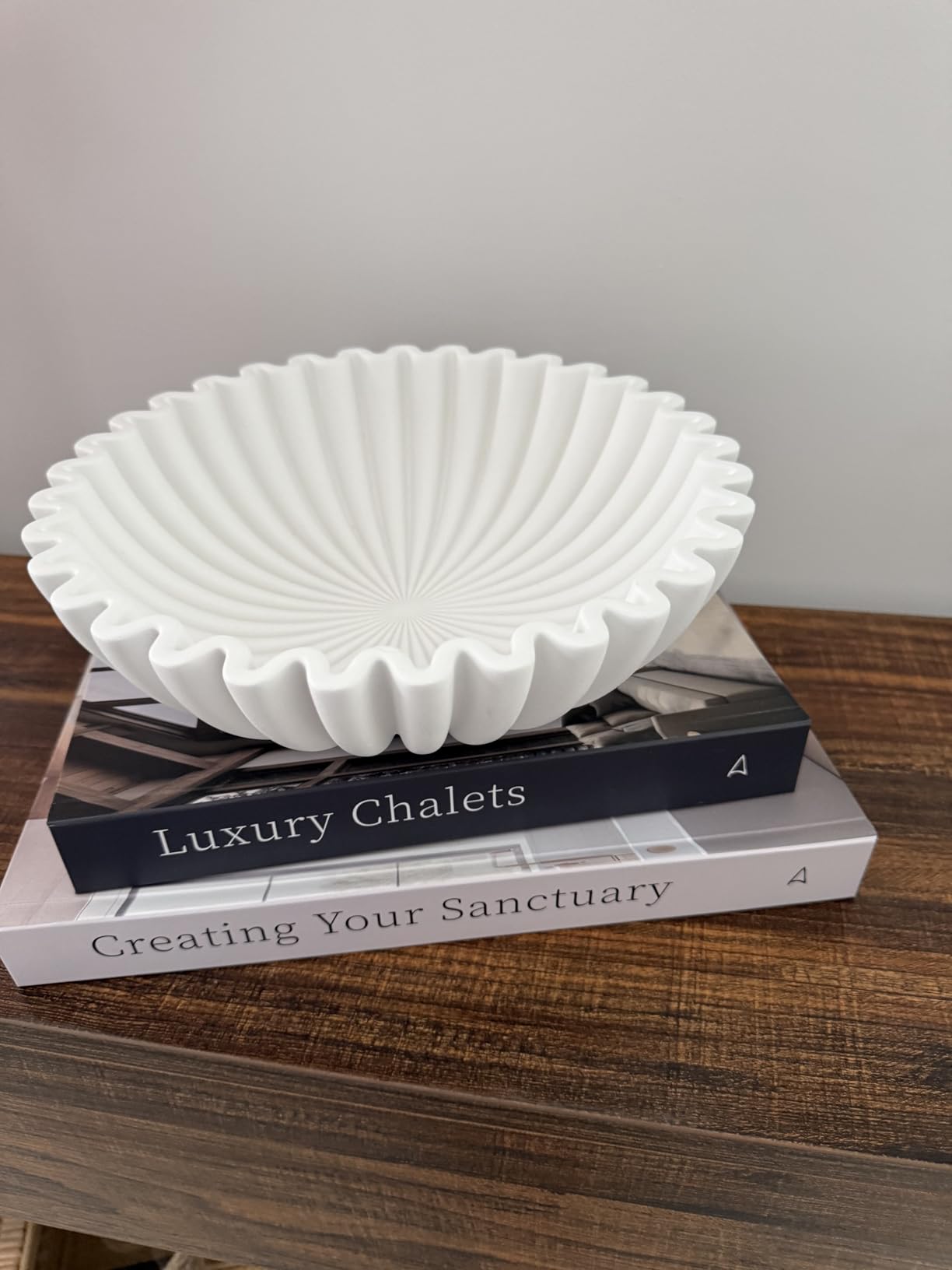 OAKOA Large Decorative Bowl for Home Decor - Key Bowl for Entryway Table customer photo 2