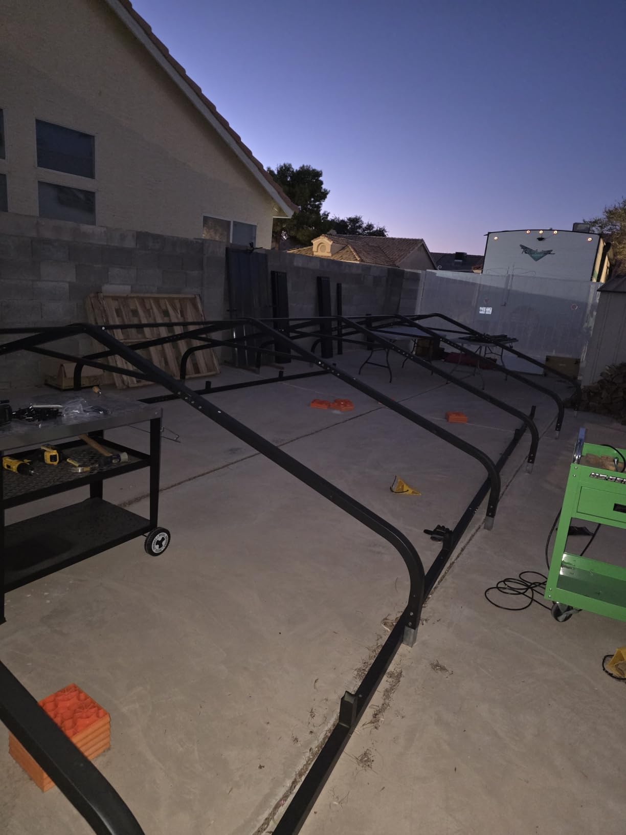 MFSTUDIO Metal RV Carport 14x35ft, Heavy Duty Carports Car Canopy Shelter | Garage Shed Shade Tall Cars Port kits Portable Height 13ft for Large RVs with Galvanized Steel Roof, Frame for Boats, Truck customer photo 2