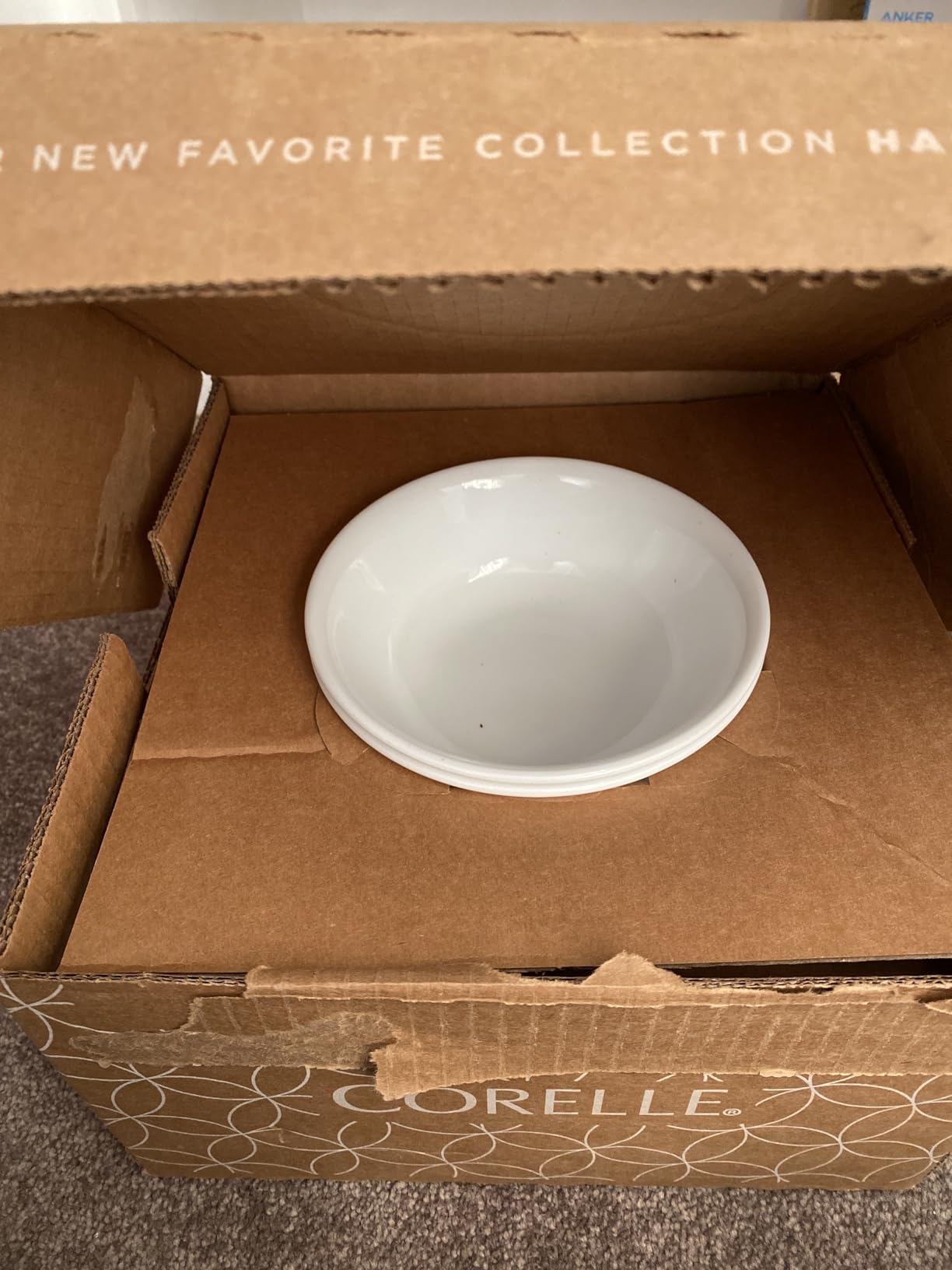 Corelle Vitrelle 18 Piece Glass Dinnerware Sets Service for 6, Triple Layer Chip & Crack Resistant Glass Plate and Bowl Sets, Laila customer photo 2