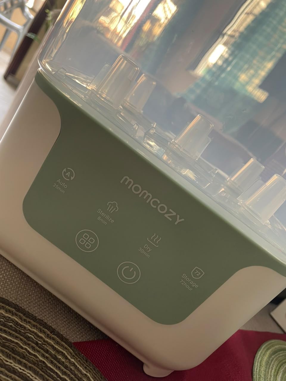 Momcozy New Modular Nesting 4 in 1 Compact Bottle Sterilizer and Dryer, 6 Bottles Capacity customer photo 1