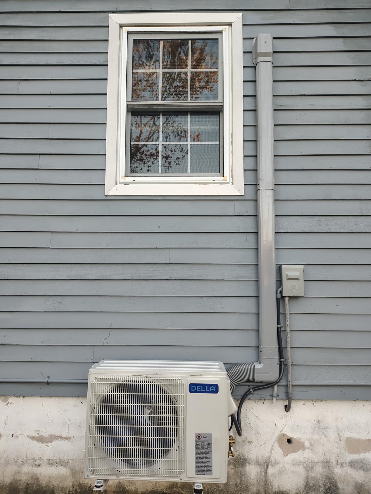 DELLA Serena 22 SEER2 12000 BTU Mini Split Heat Pump Works with Alexa, Energy Star 1 Ton Pre-Charged 230V Ductless AC Unit Inverter Air Conditioner System for Rooms up to 550Sq.Ft, 16.4ft Install Kit customer photo 2