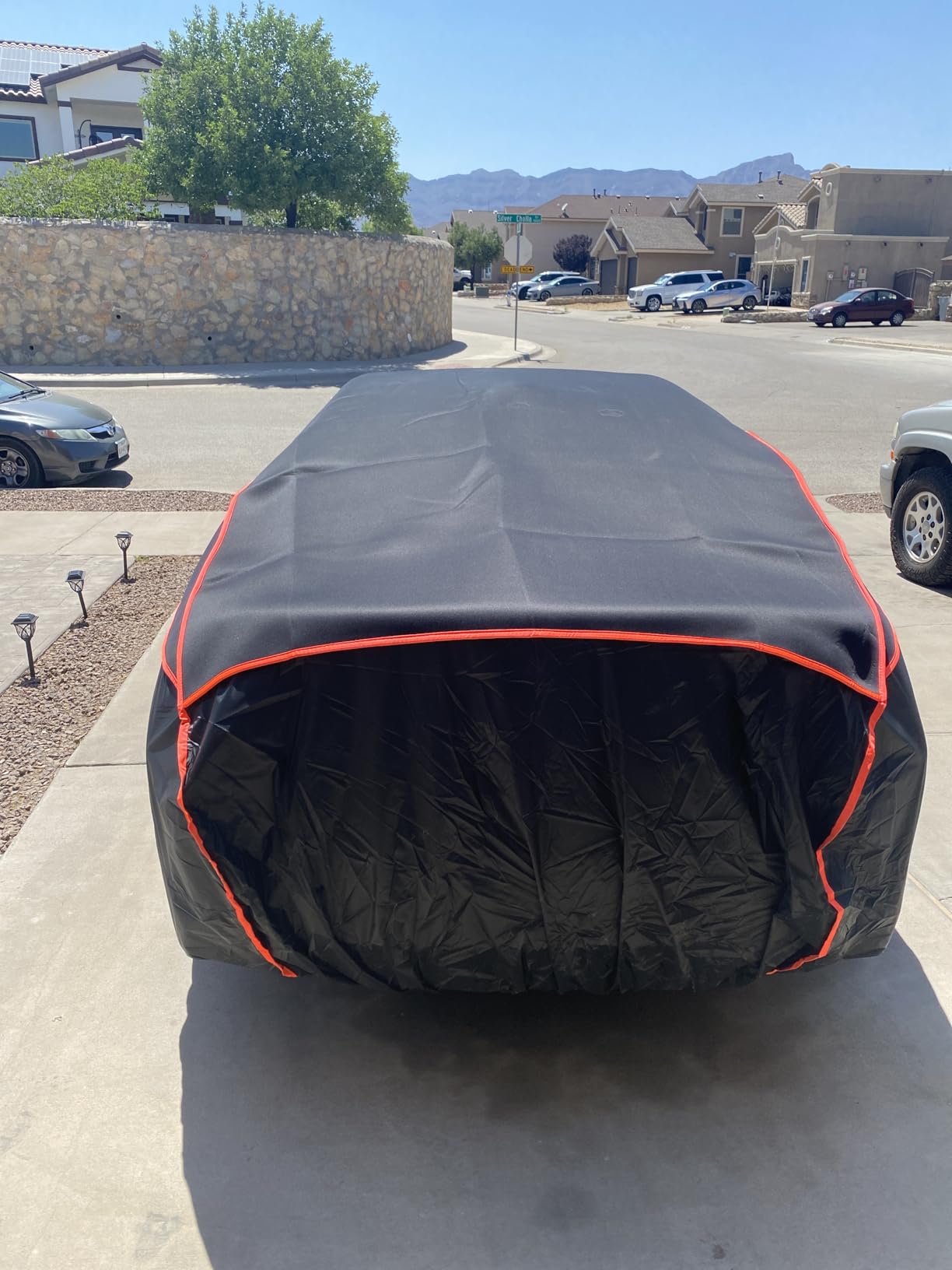 Hail Protector Car Cover, Thickened Multi-Layered EVA Size A3 (187-198inch) | Hail Protector Fit for Toyota Camry, Honda Accord, Ford Mustang, Chevy Camaro/Malibu, Kia Optima/K5 customer photo 2