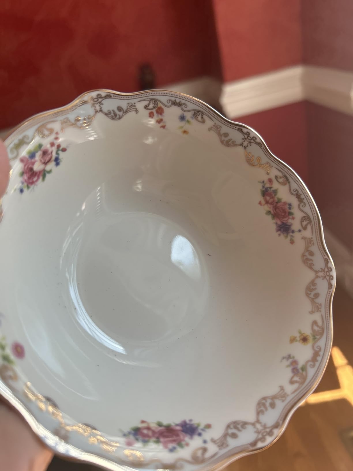 Joseph Sedgh Collection Romantic Bloom Bone China Dinnerware Set, 57-Piece customer photo 1