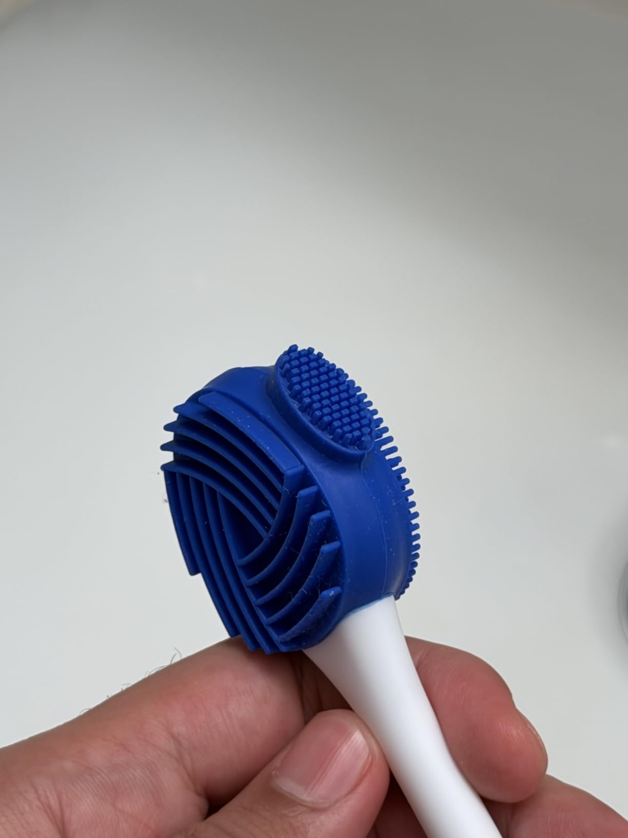 medicube Multi Silicone Jelly Brush - Pore Brush & Face Mask Applicator | 4-in-1 Multi Silicone Jelly Brush for Pore Cleansing - Face Mask Application & Gentle Face Massage, Korean Skincare Tool, 1PC customer photo 1