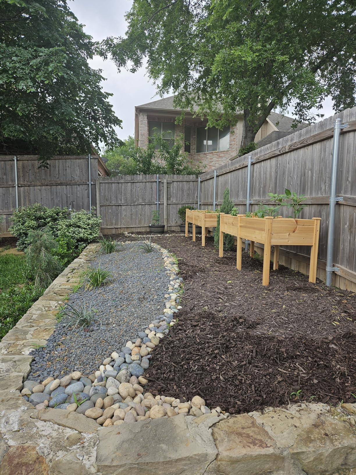 BlueWish 72''L x 23''W x 30''H Outdoor Cedar Garden Bed, 2x6 FT Raised Garden Bed with 8 Drainage Holes & 6 Legs, Elevated Planter Boxes for Gardening, Vegetable, Flower, 661lbs Capacity, Natural customer photo 1