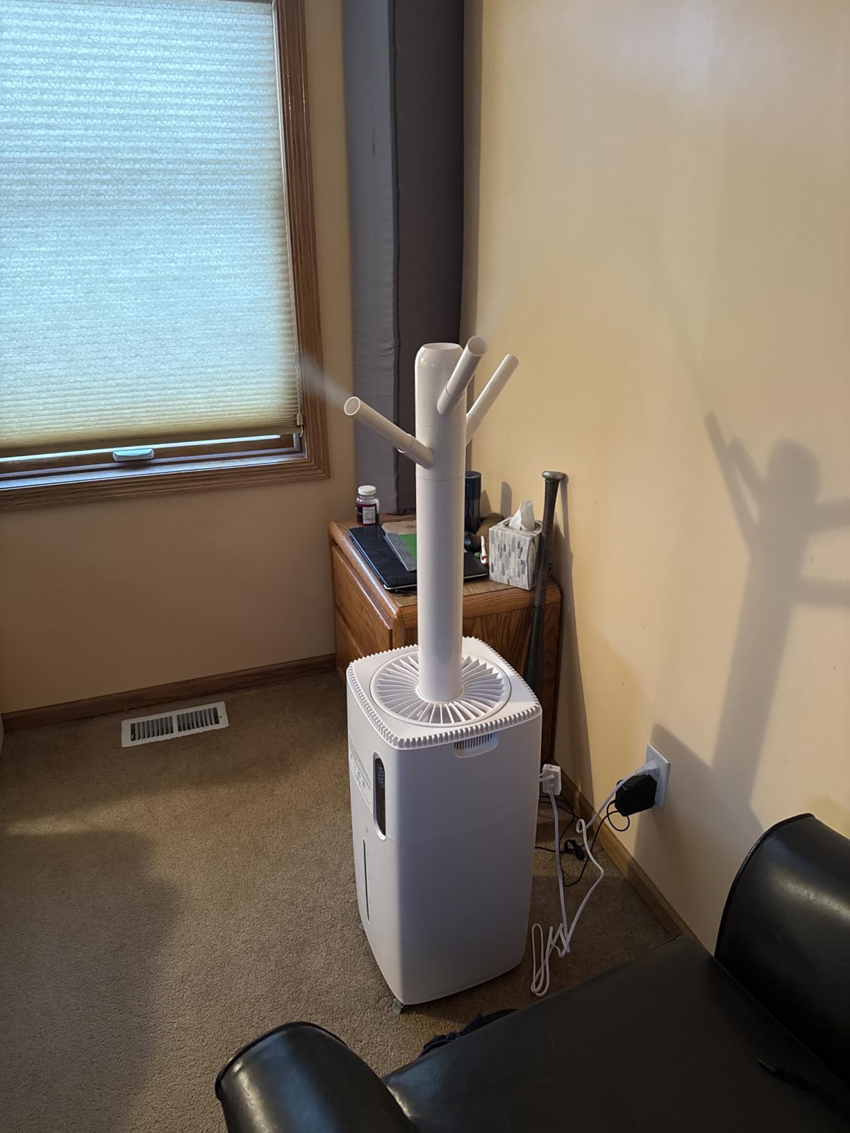 26L/5.7Gal Humidifier Large Room 3000 ft2, Supersized Cool Mist, 38H Quiet Humidifiers for Bedroom, 2000mL/h Mist Output, Touch/Remote Control, Humidifiers for Home, Whole House, Plant, White customer photo 1