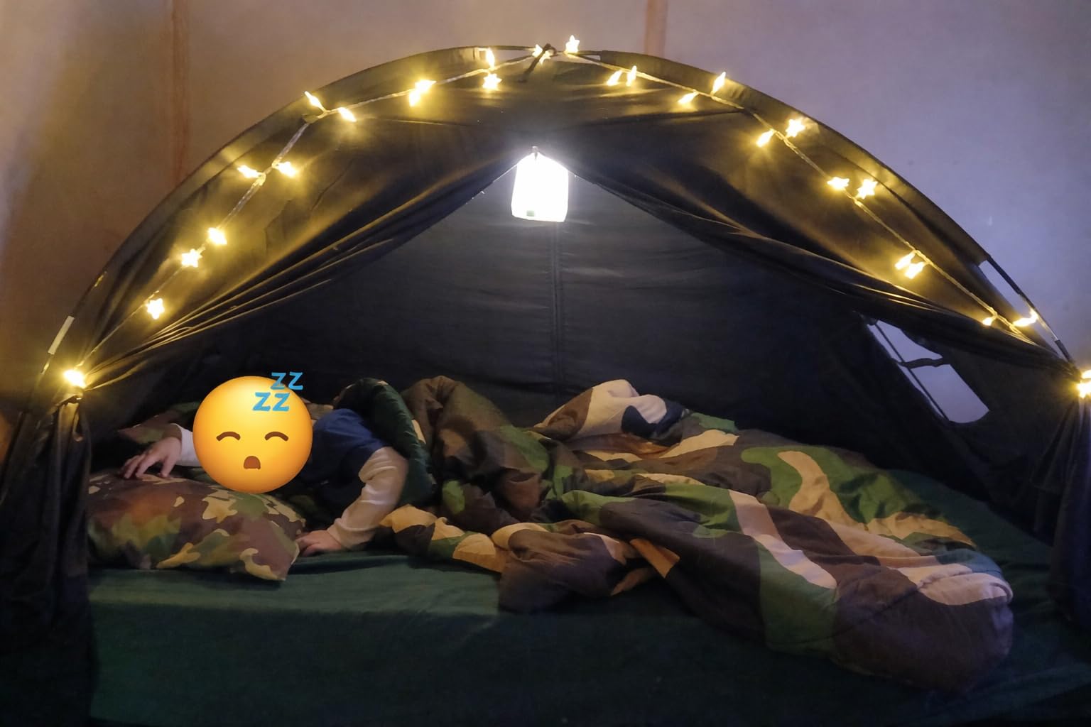 Bed Tent Twin and Full for Kids, Canopy Privacy Sleep Tent Indoor Bunk | Cozy playhouse & reading nook, breathable & portable. Easy setup & storage. Fun gift for toddlers. customer photo 1
