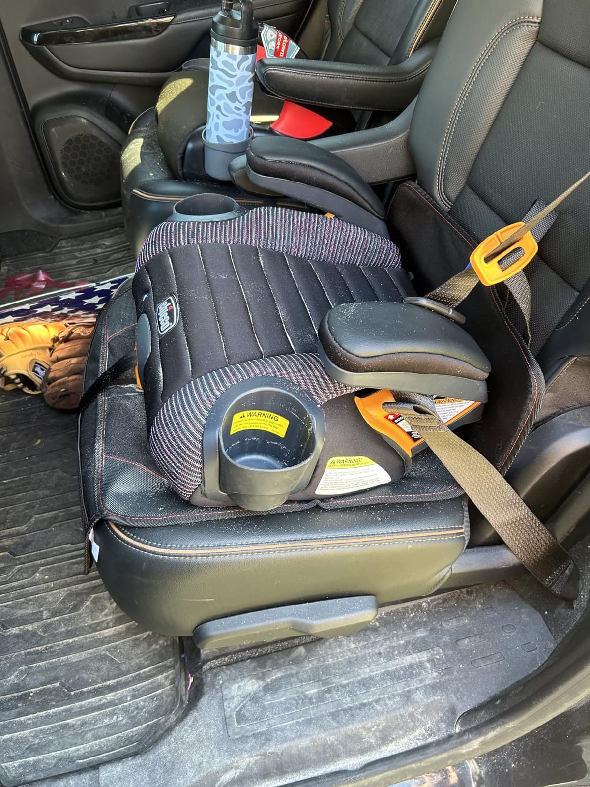 Chicco GoFit ClearTex Plus Backless Booster Car Seat, Latch, 40-110 lbs customer photo 2