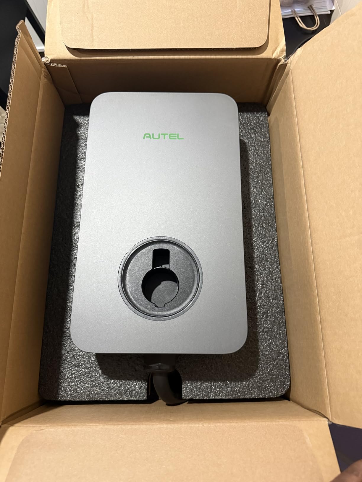 Autel MaxiCharger Level 2 Electric Vehicle (EV) Charger, up to 80 Amp Fast Charging EV Charger Level 2, Integrated Cloud with AI, Indoor/Outdoor Charging Stations J1772, Hardwired customer photo 1