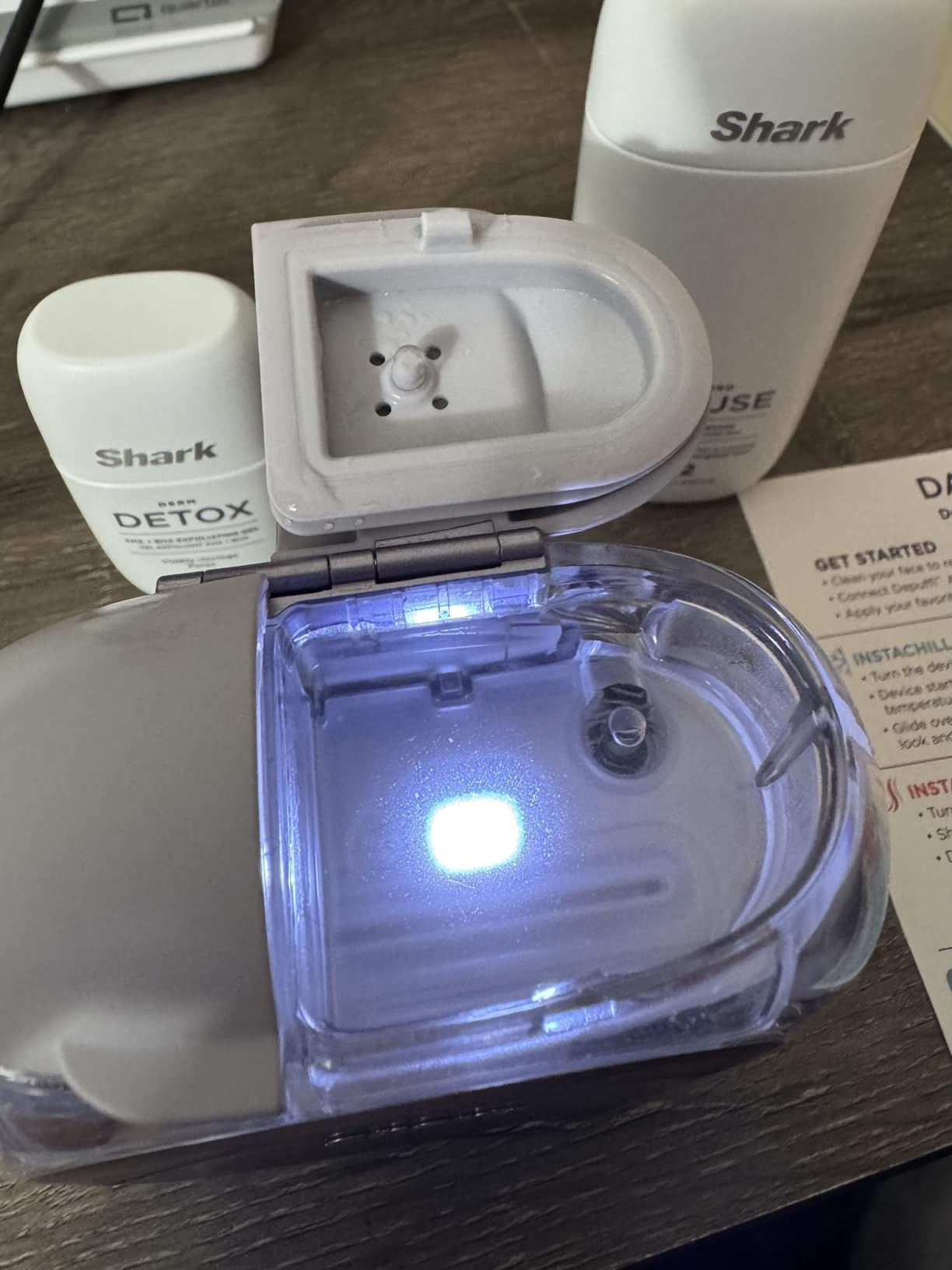Shark FacialPro Glow + DePuffi 2-in-1 Facial & Contrast Therapy, FH320PL | Hydro-Powered Facial System + DePuffi Hot & Cold Therapy, Clinically Tested to Exfoliate, Hydrate & Depuff in 10 Minutes customer photo 2