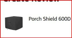 Porch Shield Outdoor Window Air Conditioner Cover 17L x 12D x 13H, Black | 3-in-1 Fabric, Winter Thermal Insulation, Fit 5000-8000 BTU AC Unit customer photo 1
