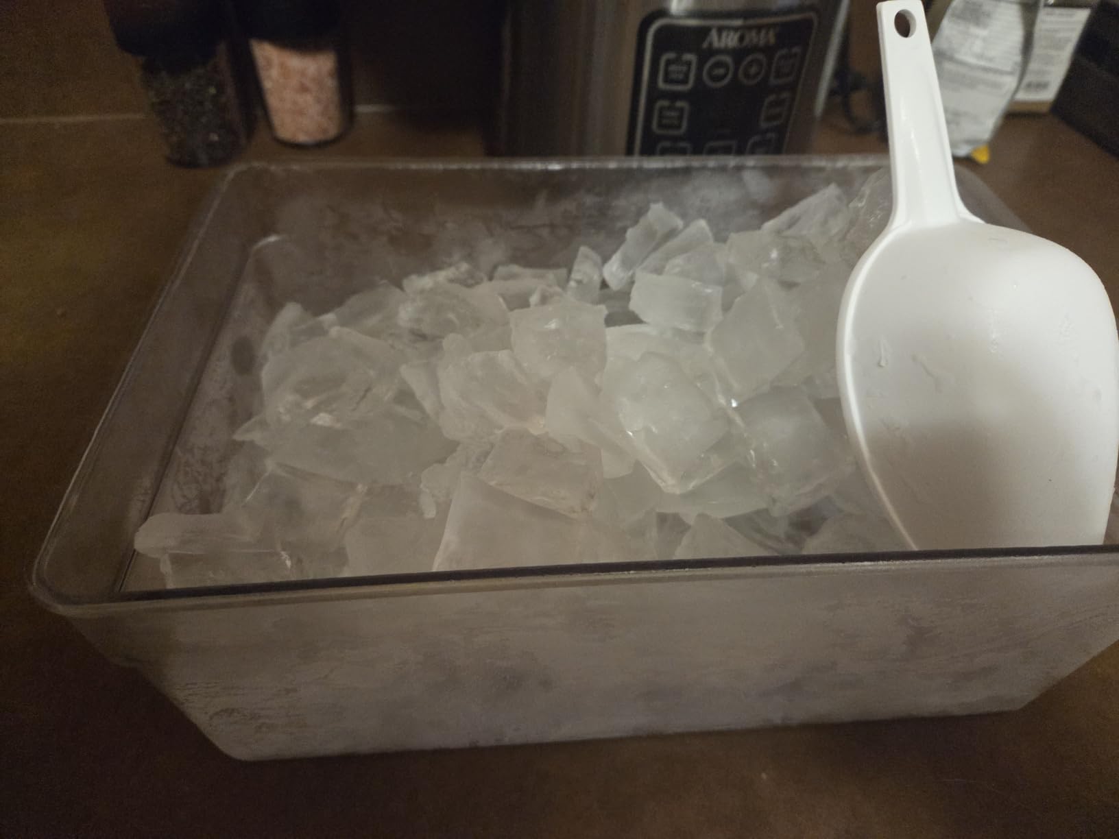 Antarctic Star Crescent Ice Maker, Slow-Melting Countertop Ice Maker, 27 Lbs/24H, 16Pcs in 15Mins, Self-Cleaning, 24-Hour Timer, for Home/Kitchen/Office/Party customer photo 1