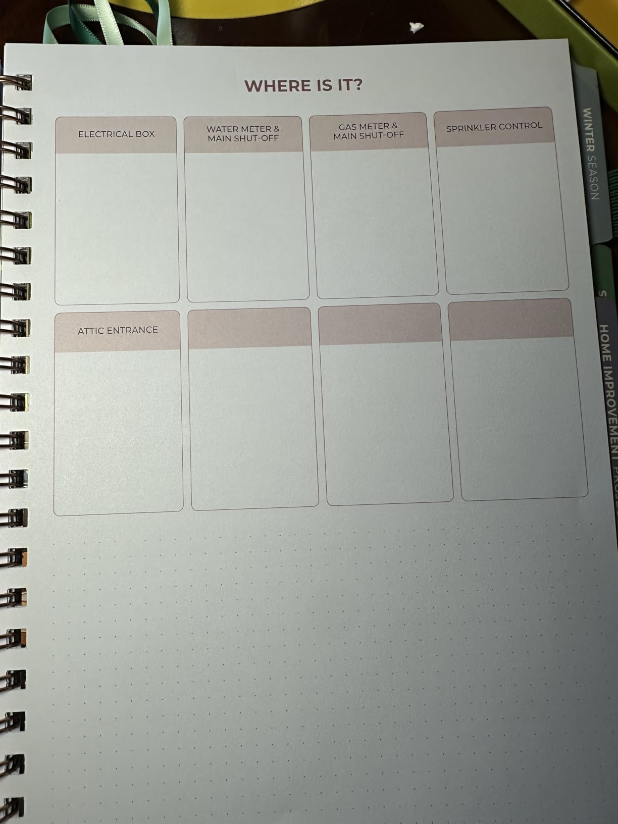 Clever Fox Home Organization, Maintenance & Cleaning Planner, Black | Home organizer notebook for adults, stay at home mom, household management, new house organizing, cleaning schedule workbook customer photo 2