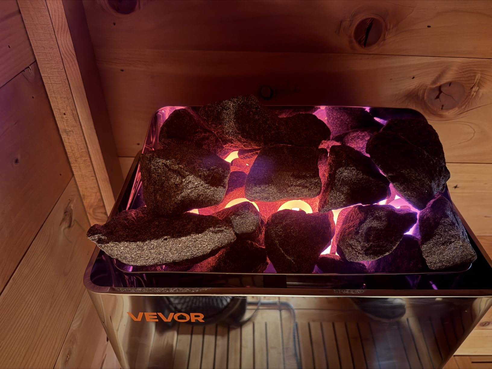 VEVOR Sauna Heater, 9KW 240V Electric Sauna Stove, Dry Steam Bath Saunas Stove with Pre-Drilled Bracket, Fit 317.8 to 459 CU.FT Saunas Rooms customer photo 2